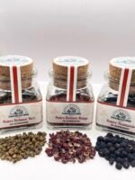 Trio de Poivres de Normandie - Sichuan Rouge 15g, Sichuan Vert 15g, Tasmanie 25g